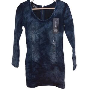 NWT THRILL Blue Dress